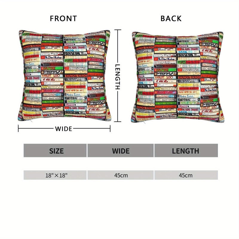 Retro Multicolor Decorative Cushion Covers 18x18 for Sofas - Image 2