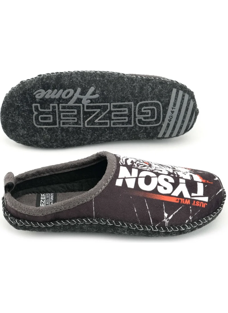 Gezer Winter Men's Indoor Silent Sole Slippers