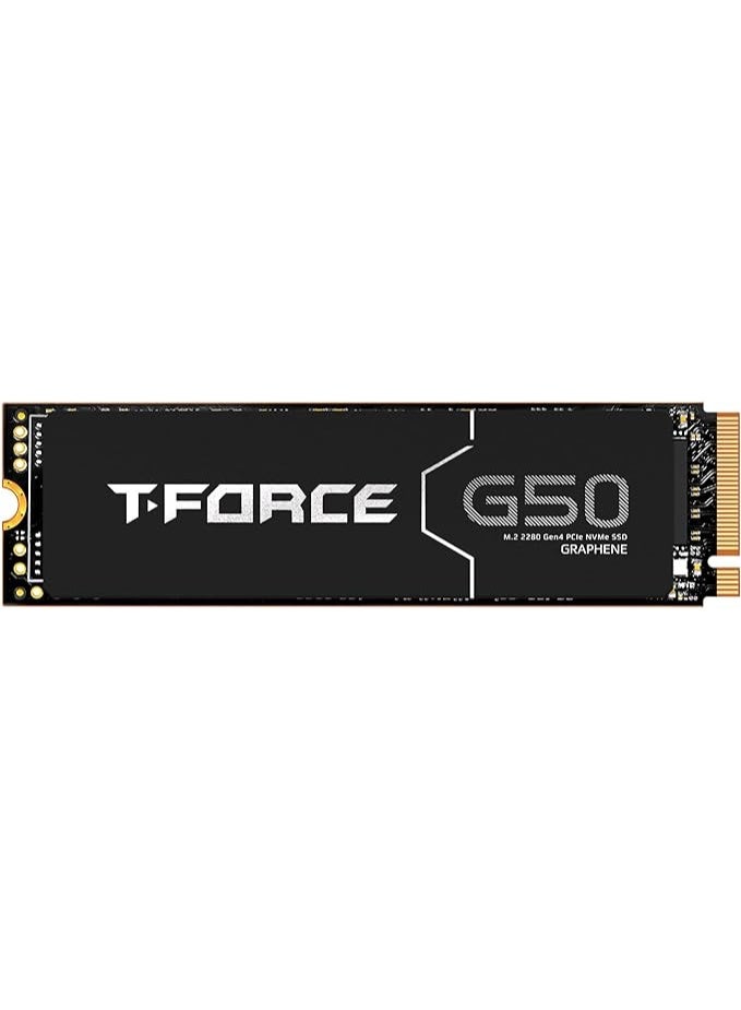 تيم جروب T-force G50 M.2 512GB  Nvme Gen4 Ssd M.2 2280 Pcie4 3D Nand R/W 5000/2500 Mb TM8FFE512G0C129 - Image 1
