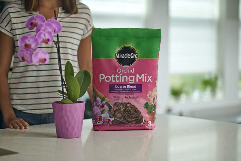 Miracle-Gro خلطة زراعة الأوركيد من ميركل-غرو، خشن، 8 كجم. - Image 2