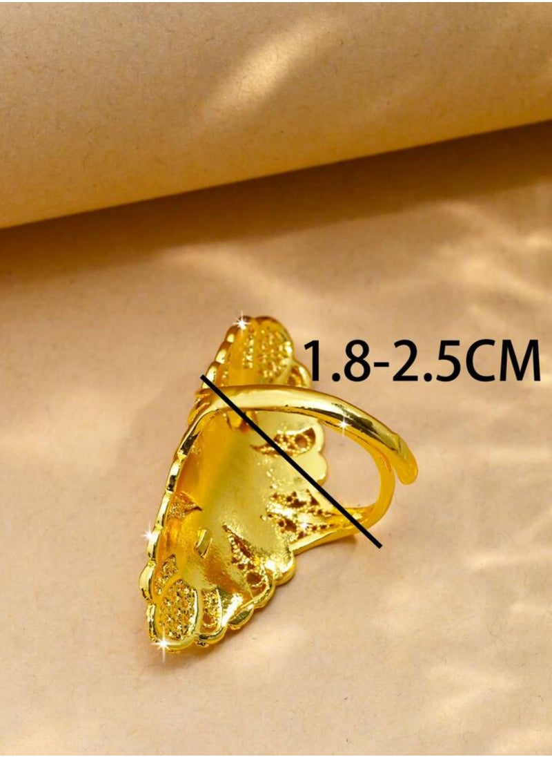 Elegance - Elegant 21k Gold Plated Ring For Women One Size - Image 1