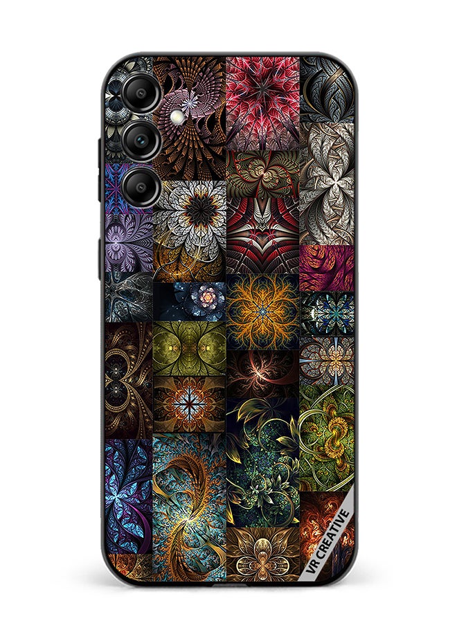 VR CREATIVE Protective Case Cover For Samsung Galaxy A35 30 Mind Blowing Pieces Of Algorithmic Fractal Art Design Multicolour - Image 1