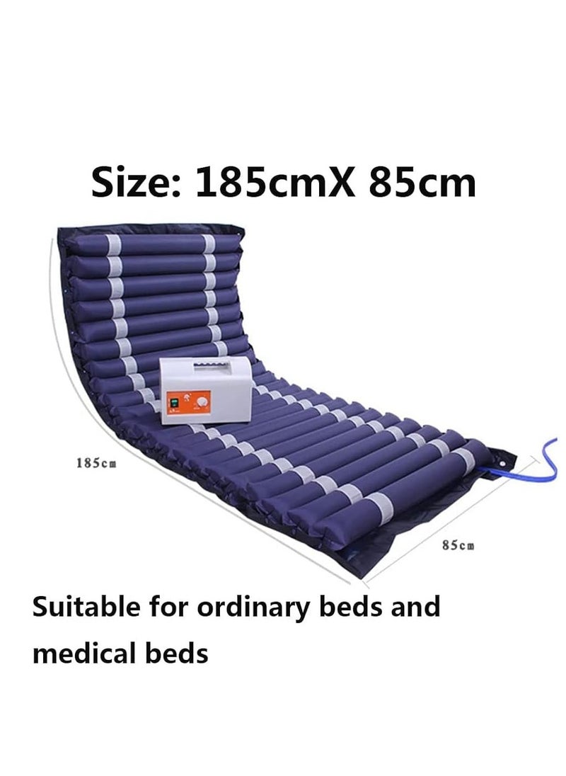 Generic - With Ac Pressure Pump Bedridden Air Inflatable Seat Cushion Mattress with Air Pump, Anti-Bedsore Seat Pad for Elderly Disabled Handicap, Overall - Image 1