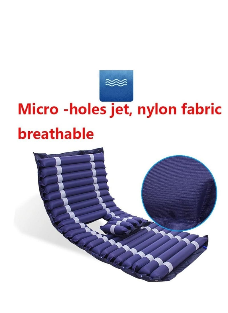 Generic - With Ac Pressure Pump Bedridden Air Inflatable Seat Cushion Mattress with Air Pump, Anti-Bedsore Seat Pad for Elderly Disabled Handicap, Overall - Image 1