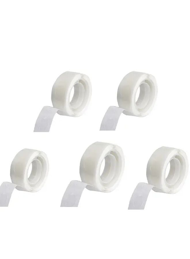 500pcs 5 Rolls Nano Traceless Removable Glue Dots for Balloon Filling Pearl Flower Art - Image 1