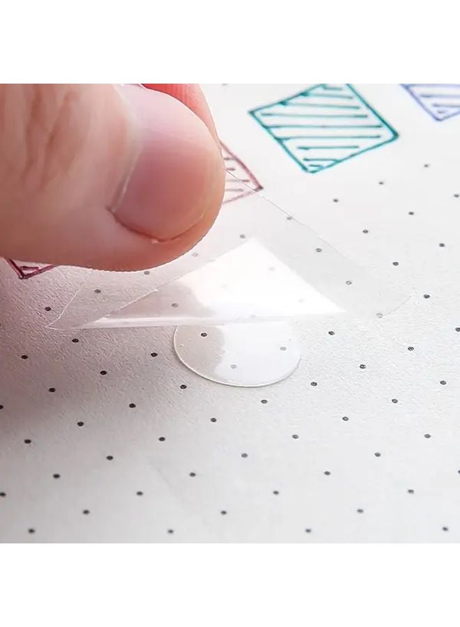 500pcs 5 Rolls Nano Traceless Removable Glue Dots for Balloon Filling Pearl Flower Art - Image 2