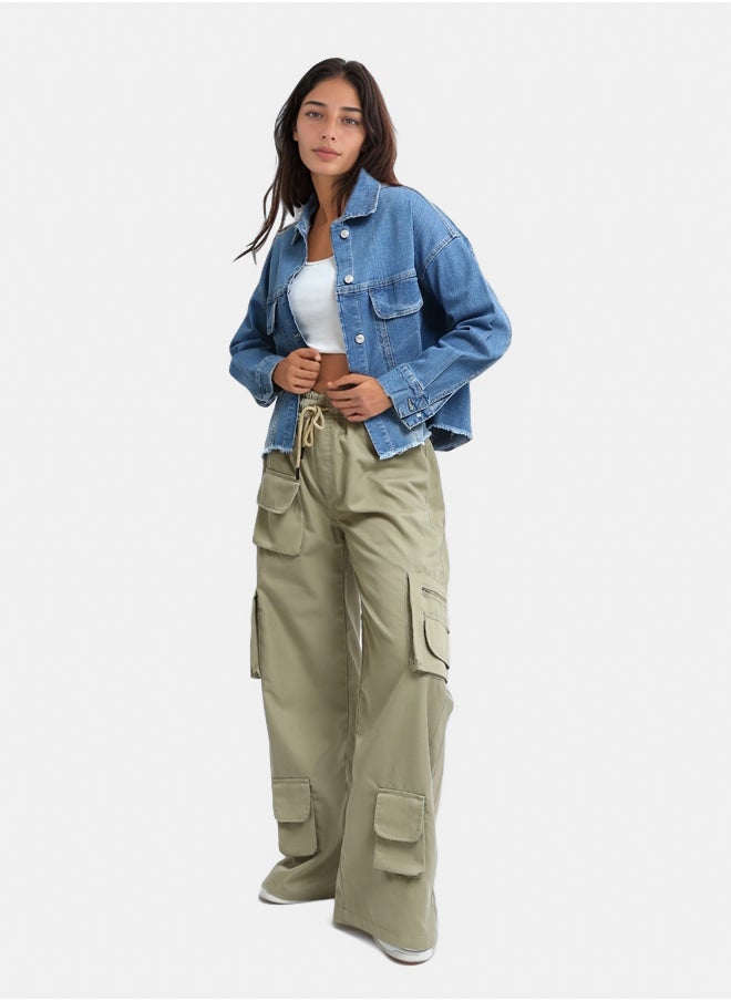 RAVIN Fashionable Slip On Cargo Pants  - Image 4