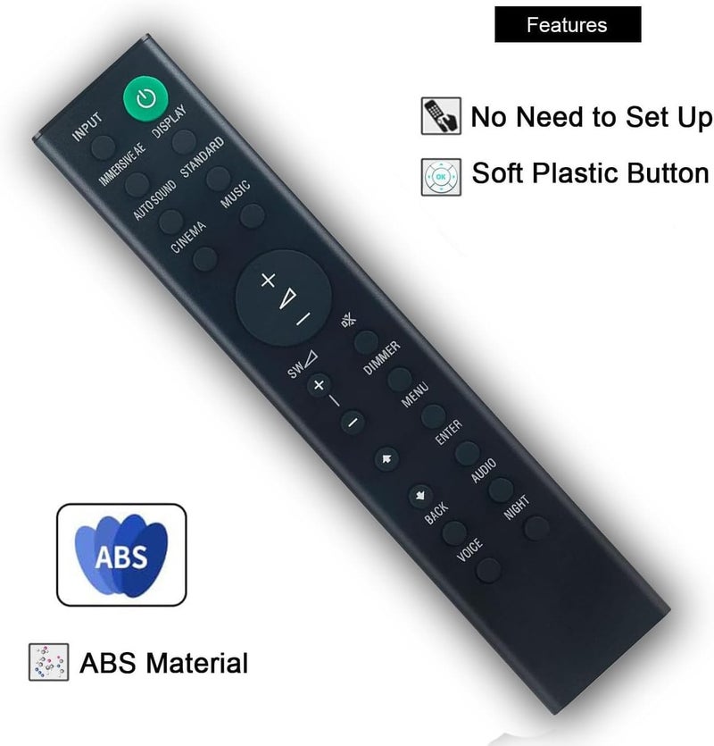 LOMCA Replacement Remote Control for Sony Soundbar HTG700 HT-G700 SA-G700 SA-WG700 SAG700 SAWG700 - Image 2