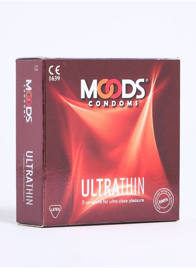 Moods - Ultra Thin Condom 3 Pieces - Image 1