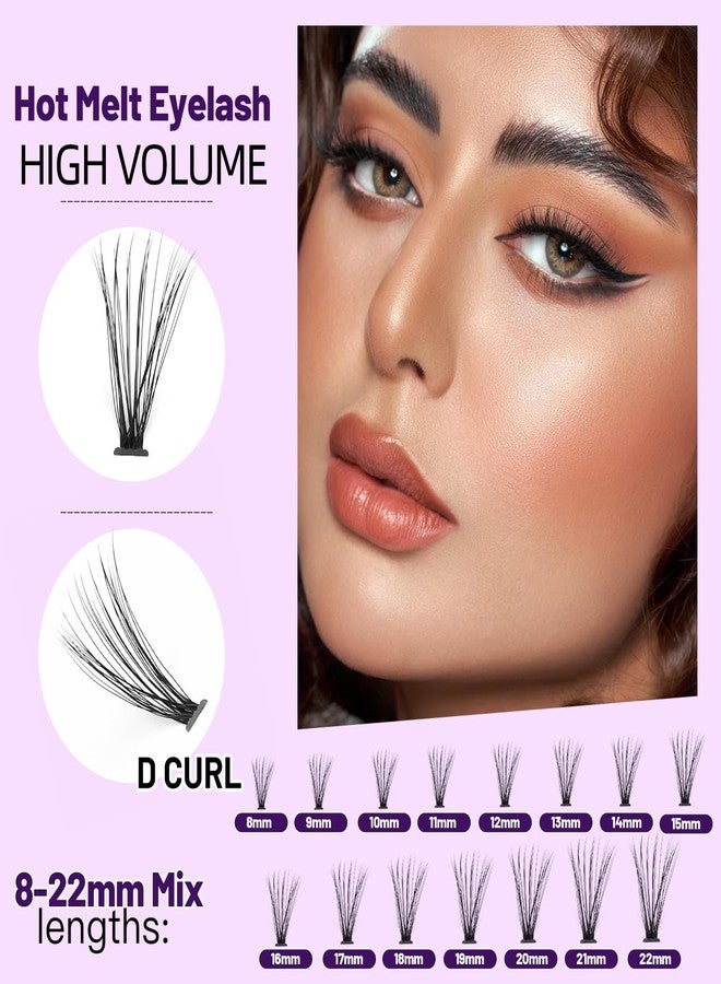 Bodermincer 200pcs/Pack C Curl 20 Root Thickness 0.07mm Professional Makeup Individual Lash Cluster Black Individual Cluster Eye Lashes Grafting Fake False Eyelashes Lash Clsuter Wispy (14mm) - Image 4