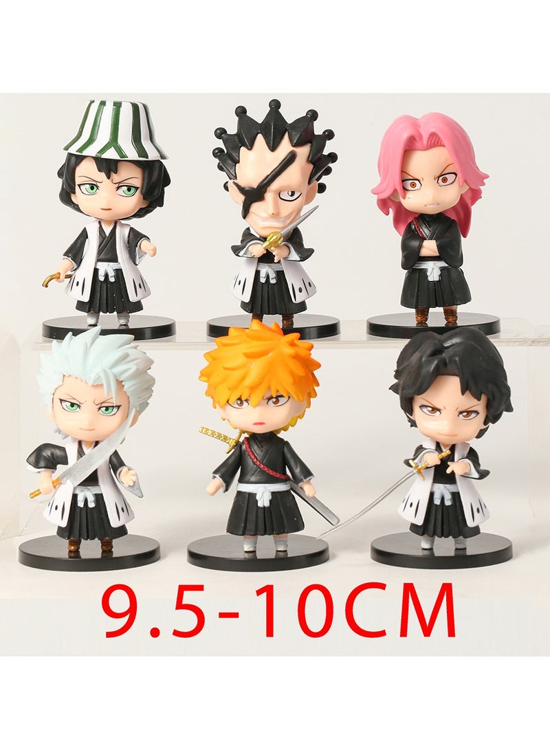 A Set of 6 Figures Designed with Bleach Anime Characters  - Image 5