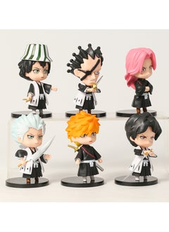 Generic A Set of 6 Figures Designed with Bleach Anime Characters  - Image 1