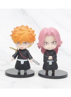 Generic A Set of 6 Figures Designed with Bleach Anime Characters  - Image 2