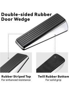 2 Pack Door Stopper with Organizers, Heavy Duty Door Stop Wedge Made of Premium Quality Zinc and Rubber Suits Any Door and Most Surface - pzsku/Z5B7812791E042C5644B5Z/45/_/1721869577/233d629a-461f-4f16-b7ab-426d47f60cc1