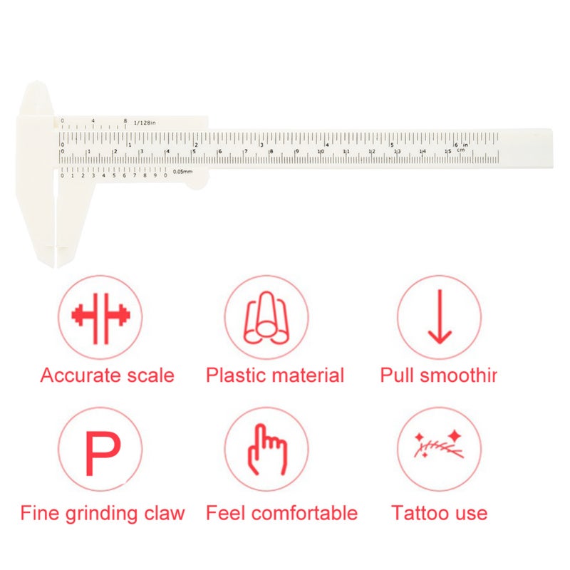 8 Types Tattoo Eyebrow Ruler Eyebrow Measure Balance Extension Ruler Shape Stencil - Image 5