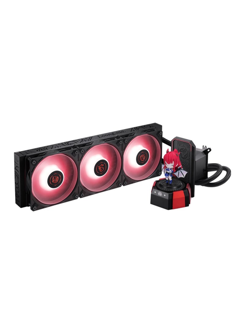 MSI CORELIQUID A17 MLG Edition 360mm All-in-One RGB Liquid CPU Cooler, High-Performance Pump & Copper Cold Plate, 3x 120mm CycloBlade Fans, Intel & AMD Compatible, ARGB Lighting, Pre-Installed Bracket, Collector MLG Figurine Included | 306-7ZW9M15-L80 - Image 1
