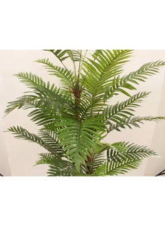 ESSENTIALS 360 Artificial Tree Fake Plants Areca Palm Fake Trees 120cm Faux Plants Indoor Realistic Plants for Office Home Room Living Room Store Decor  - Image 2