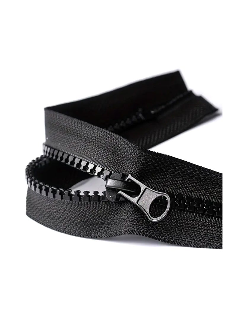 Generic 4pcs No.5 Tractor Zipper Open Tail Zipper 20cm (Black Color)  - Image 1
