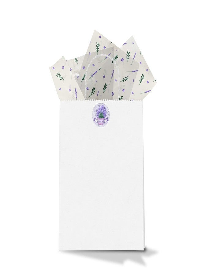Pro Supply Global Lavender Printed Tissue Paper for Gift Bags or Boxes and Wrapping - Floral Spring Bulk Decorative Art Tissue Paper for Packaging and Gifting | 24 Sheets 20" x 30" - Image 3