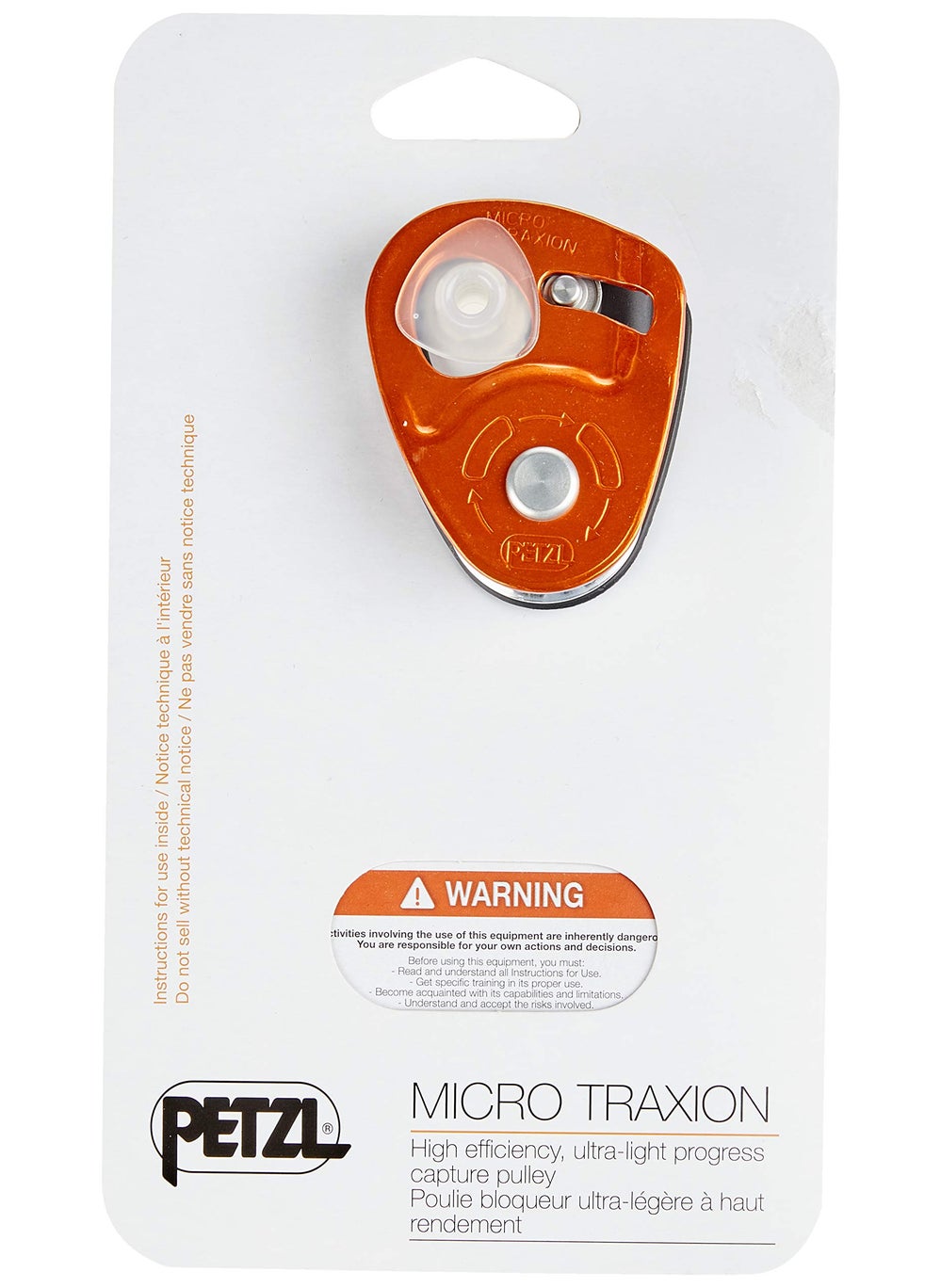 Petzl PETZL, Carrucola Bloc. Micro Traxion, Blocker Pulley  - Image 1