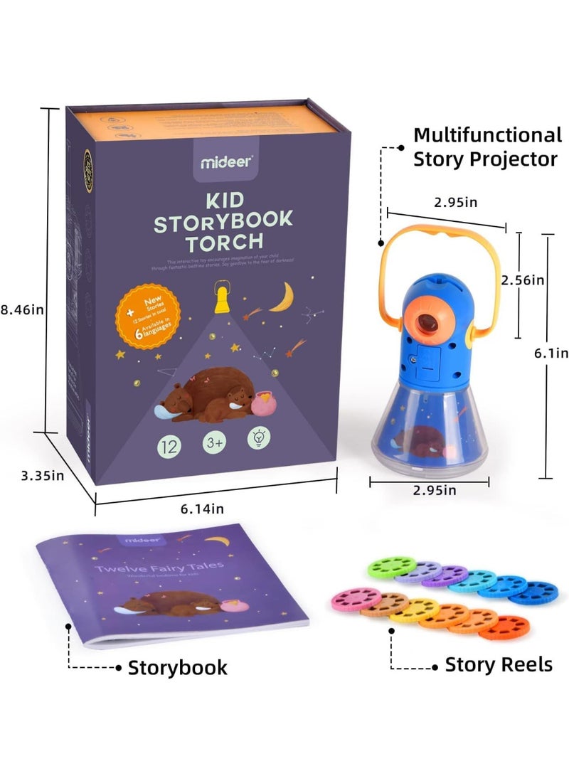 Mideer Kids Story Torch Projector – Interactive Bedtime Tales, Imaginative Play, 3+ Multicolor - Image 4