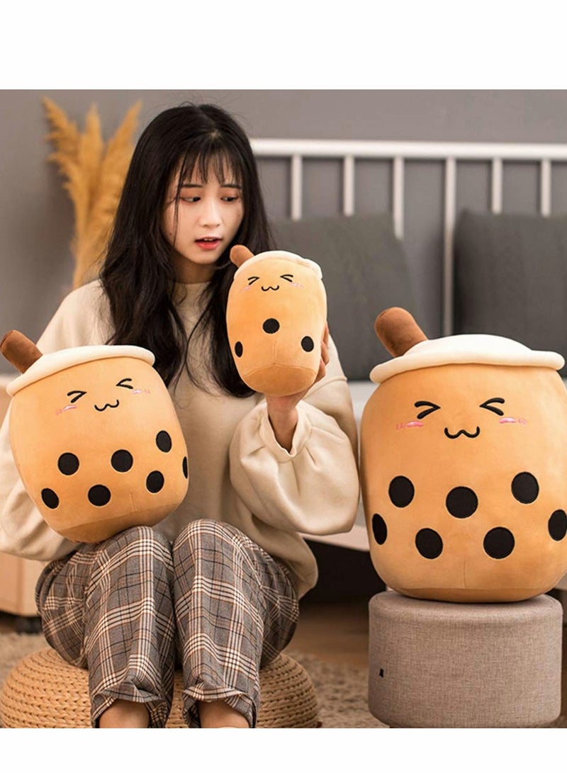 KASTWAVE Pillow 9.4 inch Stuffed Boba Plushie Bubble Tea Plush Soft Milk Shaped, Kawaii Toy Gifts for Boys Girls - Image 3