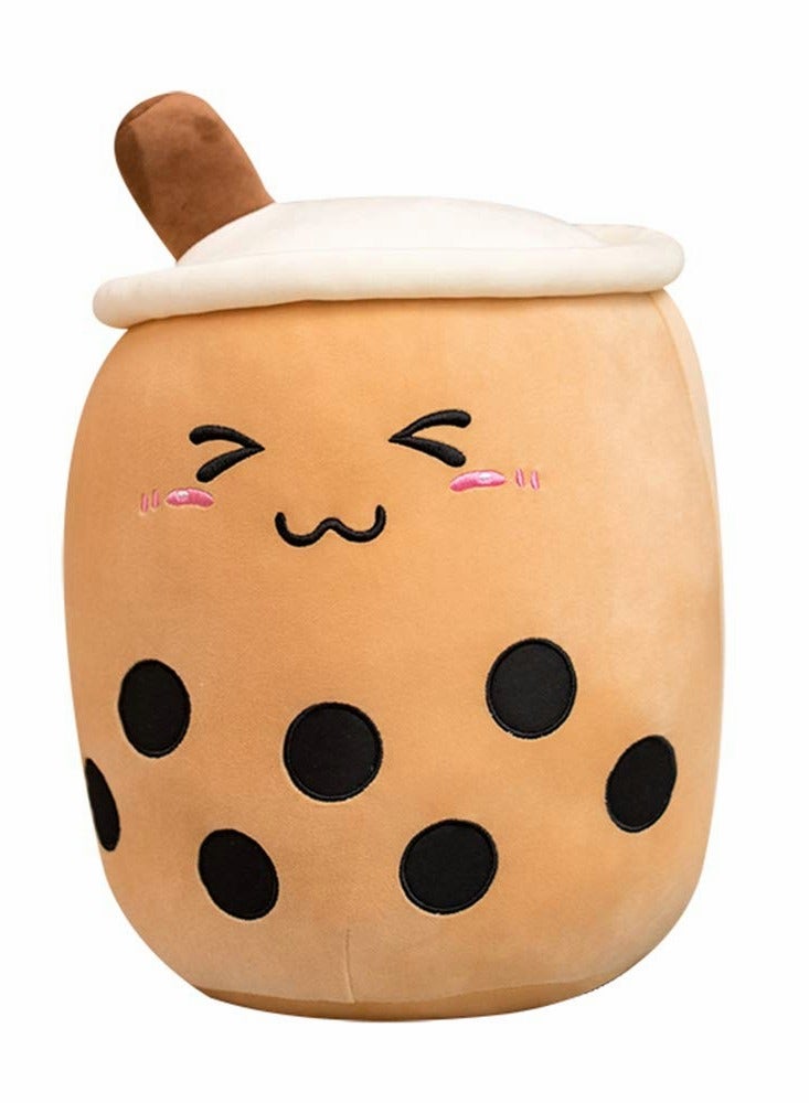 KASTWAVE Pillow 9.4 inch Stuffed Boba Plushie Bubble Tea Plush Soft Milk Shaped, Kawaii Toy Gifts for Boys Girls - Image 1