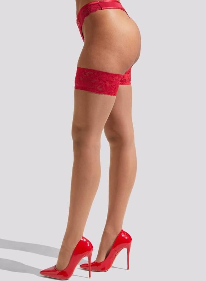 Ann Summers Lace Top Hold Ups - Image 3
