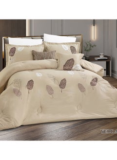 hours comforter set with soft silky fabric 100% cotton and a modern and distinctive pattern that satisfies all tastes 8 pieces king size