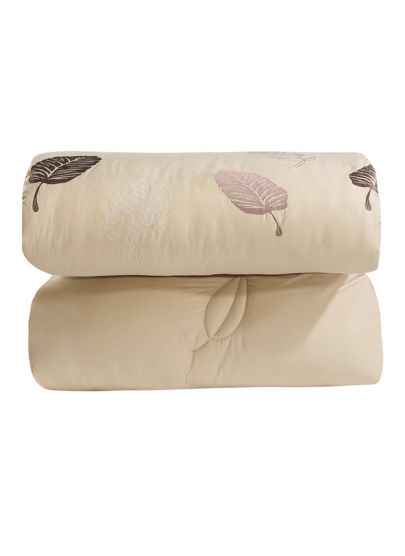 Hours - hours comforter set with soft silky fabric 100% cotton and a modern and distinctive pattern that satisfies all tastes 8 pieces king size - Image 1