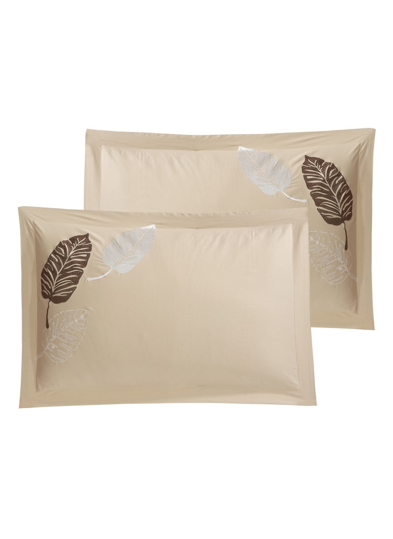 Hours - hours comforter set with soft silky fabric 100% cotton and a modern and distinctive pattern that satisfies all tastes 8 pieces king size - Image 1