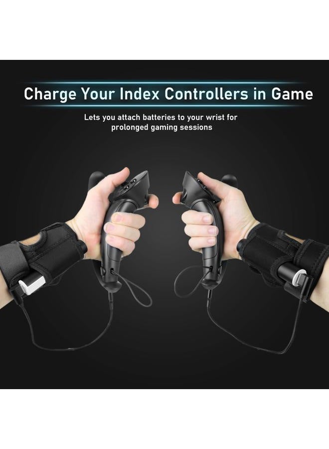 DeadEyeVR Valve Index Wrist Mounted Battery Kit - Accessory That Charges Your Controllers While Playing - Image 2