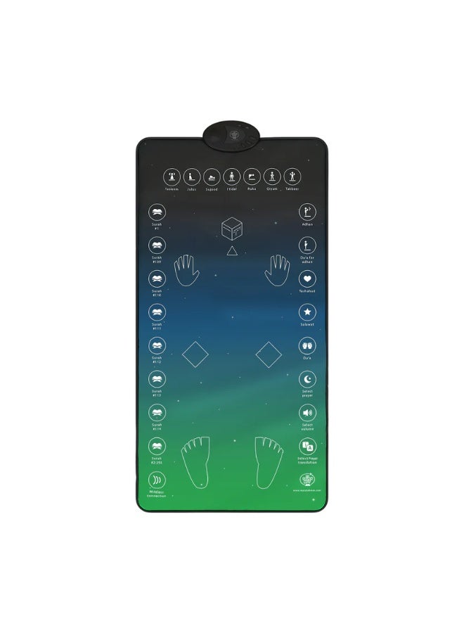 Smart Interactive Adult Prayer Mat with Adhan & Salah Learning Guidance – Educational Islamic Prayer Rug – Perfect Ramadan & Eid Gift - Image 1