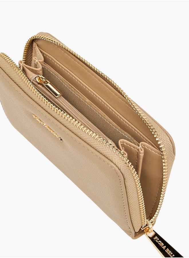 Flora Bella By Shoexpress Women Solid Wallet with Zip Closure  - Image 4
