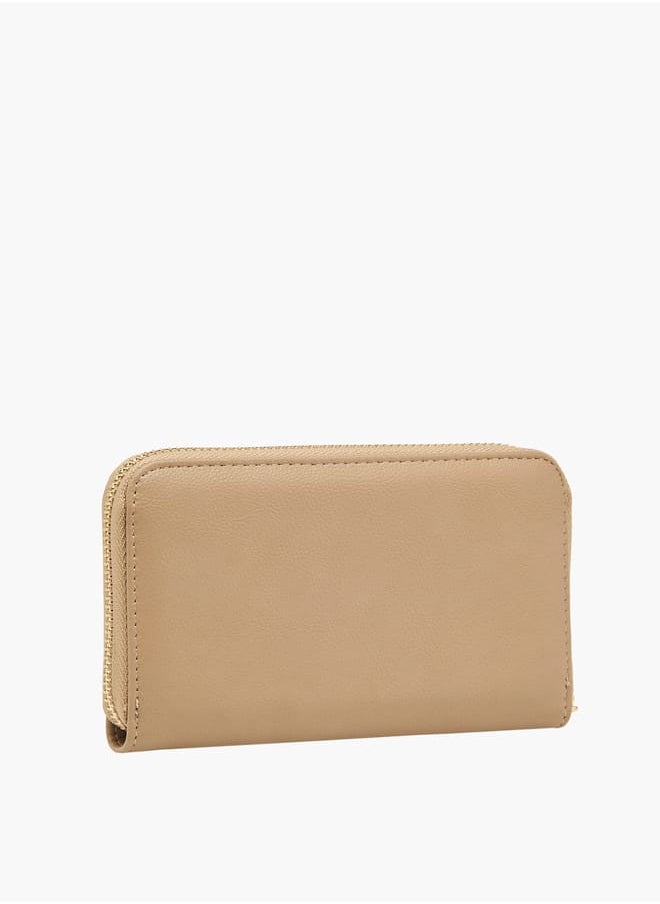 Flora Bella By Shoexpress Women Solid Wallet with Zip Closure  - Image 2