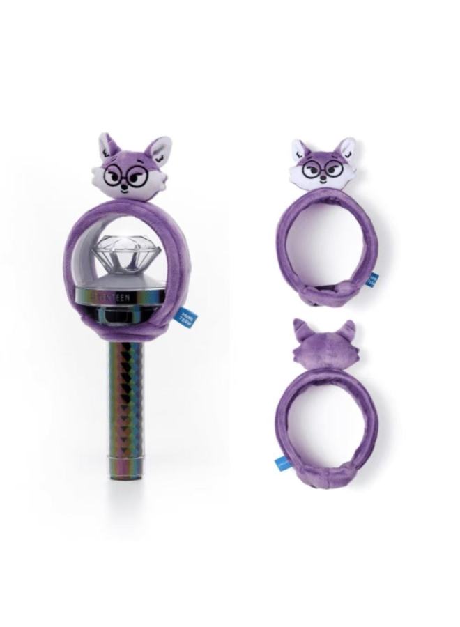 Presale Small 17 Offical Light Stick Cover Plush Official Stick Cover-Color:Purple Fox-Height:Light Cover - Image 1