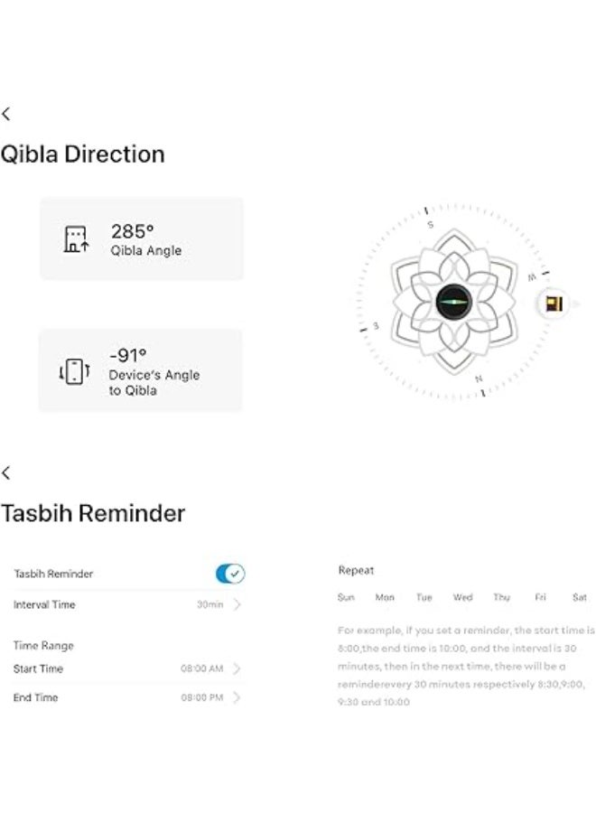 PEJE ZW04 Smart Watch,1.39" HD Display,Muslim Prayer Alerts, SpO2/Heart Rate/Sleep Monitor,120+ Sports Modes, IP68 Waterproof,Bluetooth Calling + Extra Strap - Compatible with iOS & Android (Silver) - Image 5
