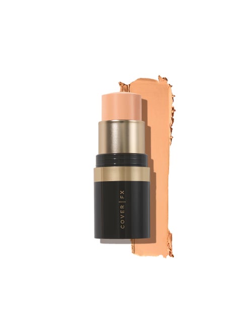 Cover FX Correct Stick Peach Color Corrector Concealer - Shell: Neutralize Darkness & Discoloration (Fair to Light Skin Tones) - Creamy Lightweight Full Coverage