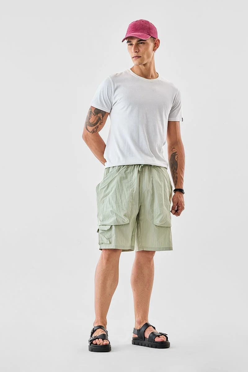 SNITCH شورت كارجو بـ  جيوب بقصة عادية