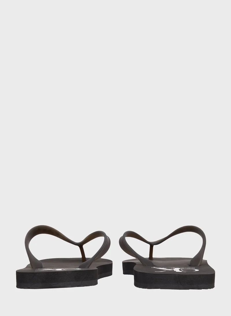 Calvin Klein Jeans Logo Print Casual Sandals