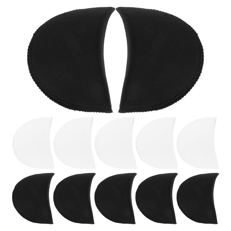 10 Pairs Invisible Removable Shoulder Pads for Women and Men - Sponge Cushioned Shoulder Enhanced Inserts for Suit Dress Costume Jackets - Image 5