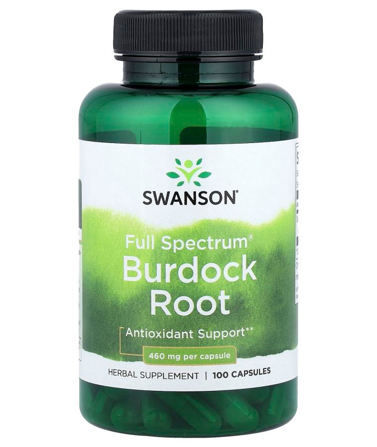 SWANSON Full Spectrum® Burdock Root 100 Capsules (460 mg per Capsule)