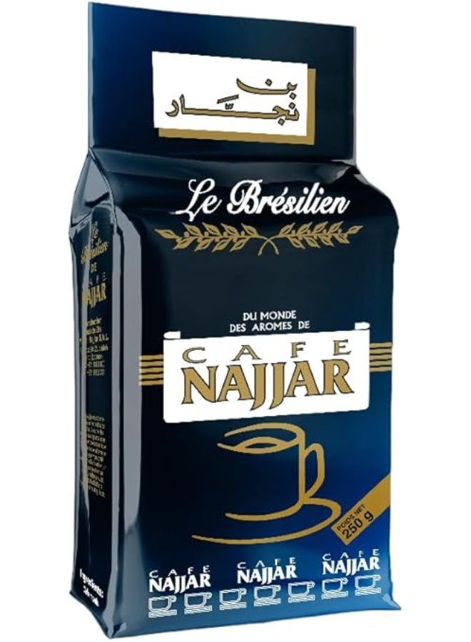 Najjar Le Bresilien Plain Coffee 250g Pack of 16 - Image 1