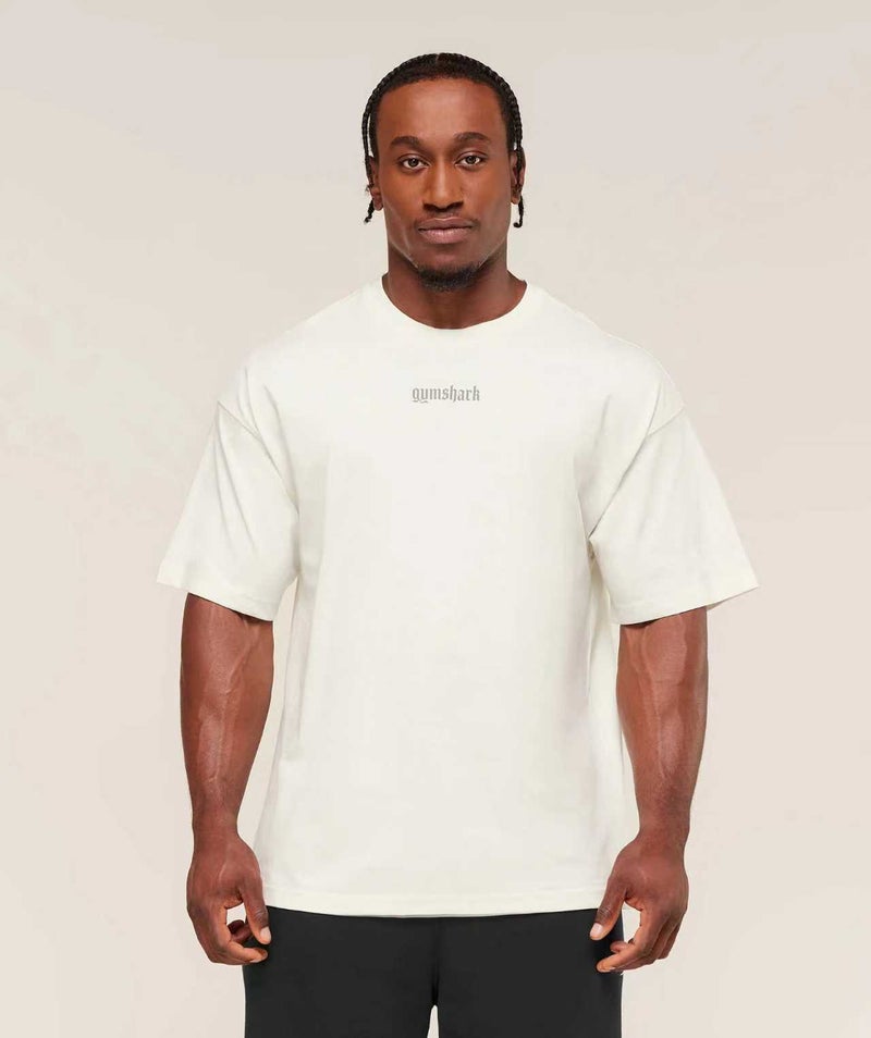 Gymshark Power T-Shirt - Men's Loose Fit Cotton Short Sleeve Athletic Top