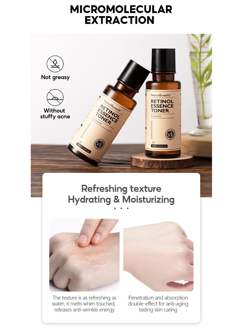 فايبرنت جلامور تونر مرطب غني بالريتينول يتغلغل بعمق ويقلل من ظهور الخطوط الدقيقة والتجاعيد 100 مل - Image 2