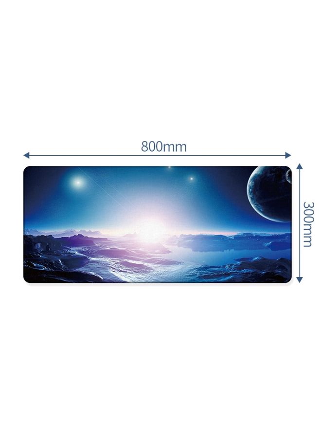BURAQ YINDIAO Large Rubber Mouse Pad Anti-skid Gaming Office Desk Pad Keyboard Mat, Size: 800x300mm (Universe)  - Image 2