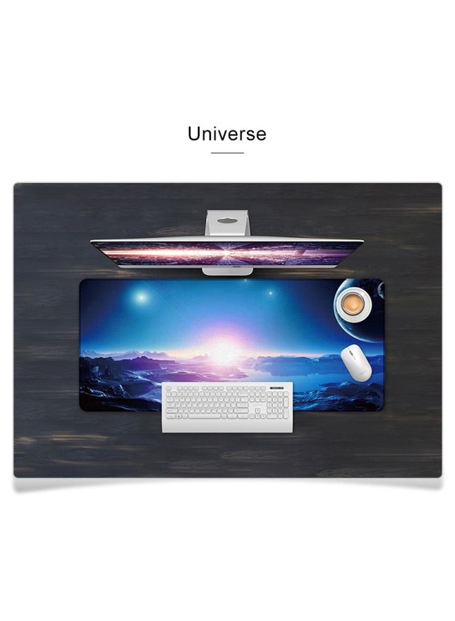 BURAQ YINDIAO Large Rubber Mouse Pad Anti-skid Gaming Office Desk Pad Keyboard Mat, Size: 800x300mm (Universe)  - Image 3