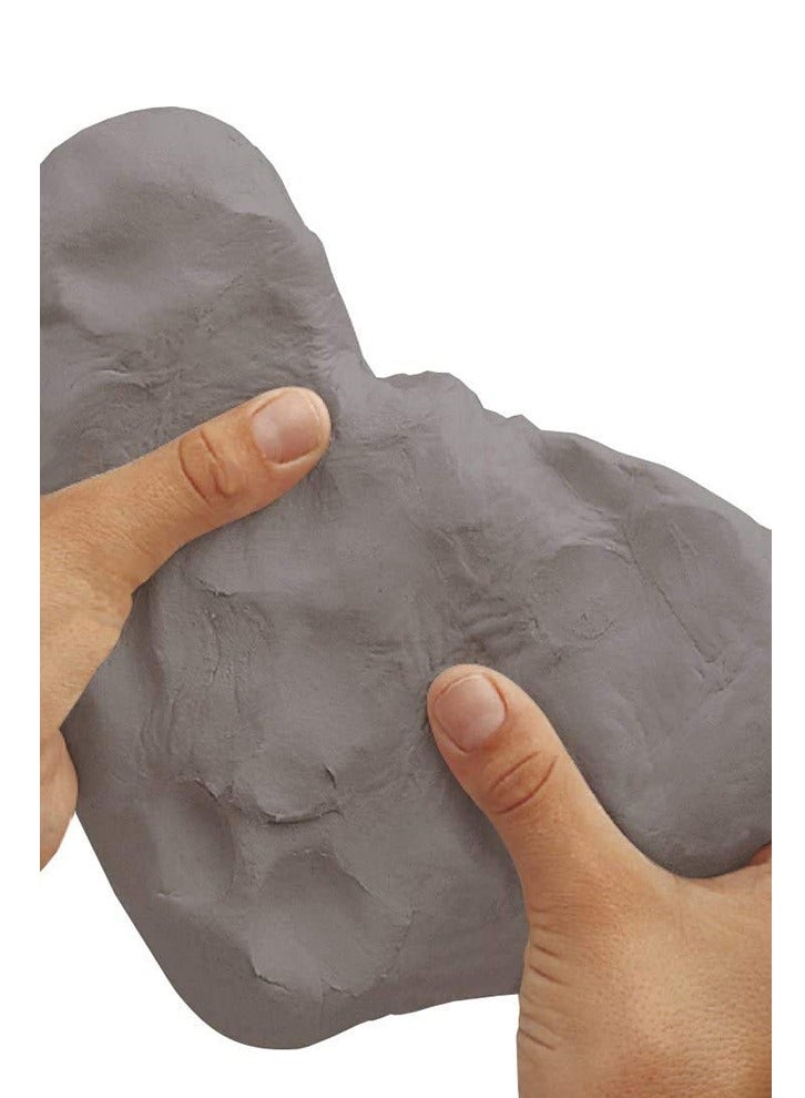 جوفي الطين الجاف للنمذجة الحرفية باللون الرمادي - Image 2