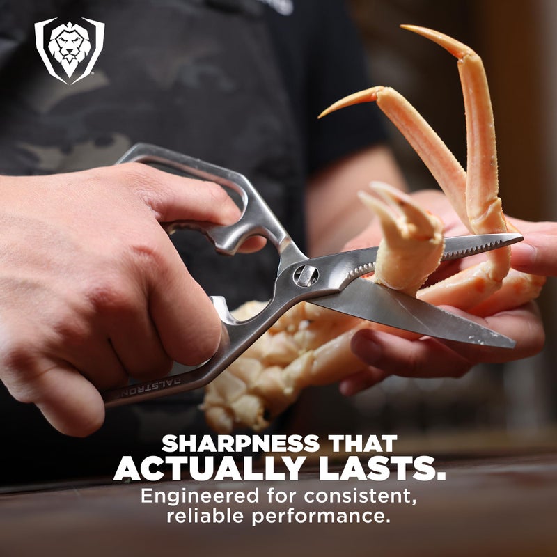 Dalstrong Kitchen Scissors All Purpose - Japanese Stainless Steel - Ambidextrous Kitchen Shears for Food - Detachable - Heavy Duty Scissors Sharp Scissor - Herbs, Pizza, Poultry Meat Cutting Scissors - Image 2
