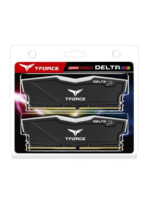 TEAMGROUP Team T-Force Delta RGB DDR4 Gaming Memory, 2 x 8 GB, 3600 Mhz, 288 Pin DIMM, Black